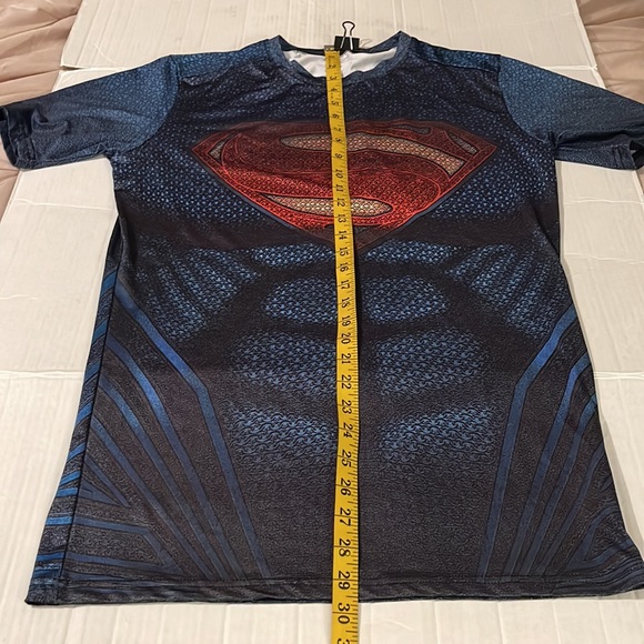 ♻️ Superman Muscle Graphics Tee Shirt Size XL - Picture 5 of 5
